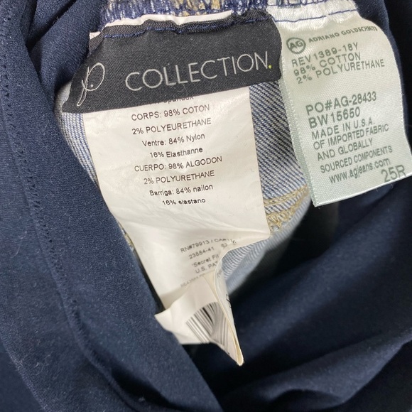 AG Adriano Goldschmied Maternity Blue Jeans women’s size 25R - Picture 4 of 12